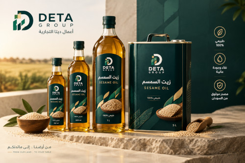 زيت سمسم معصور على البارد